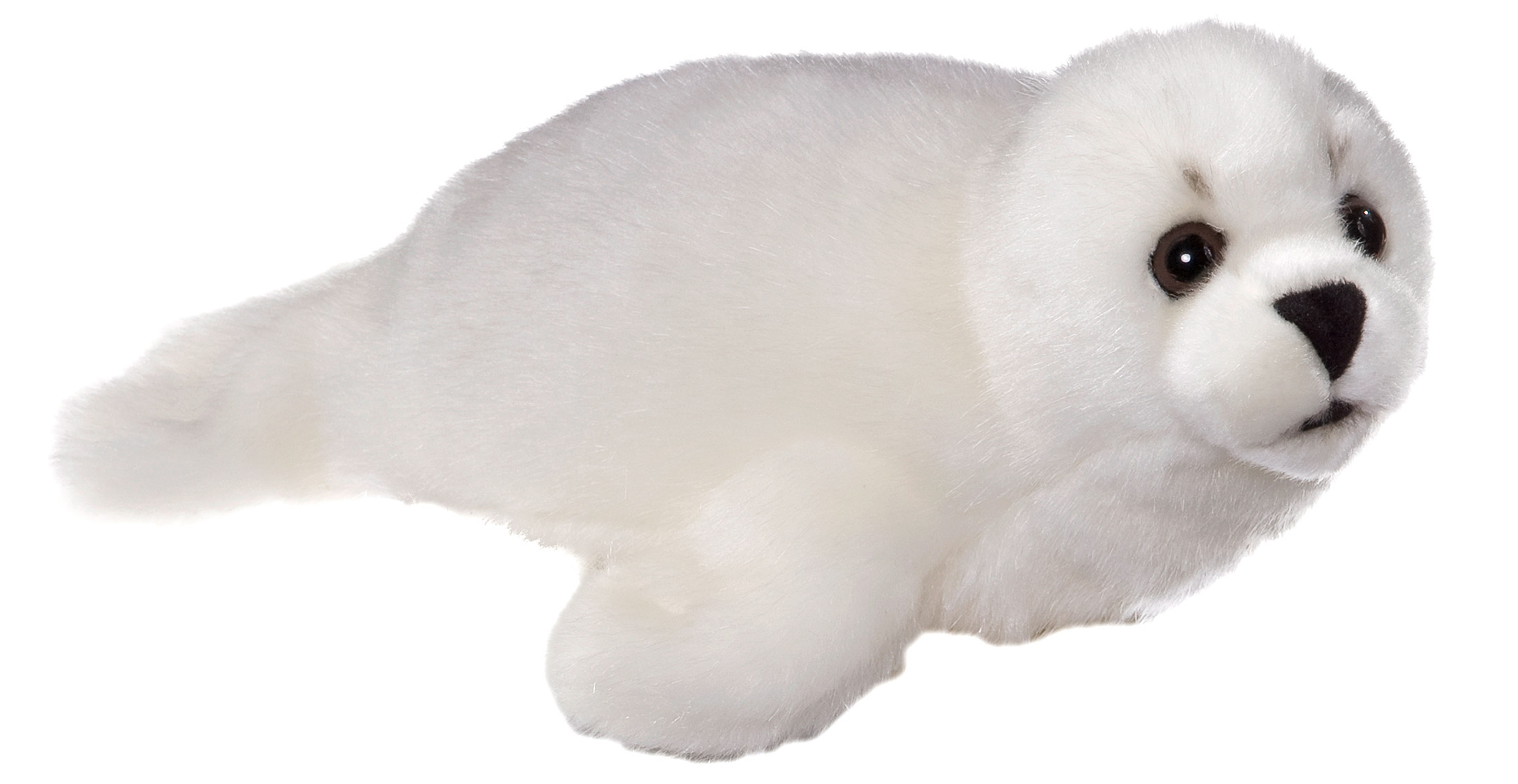 Heunec Baby Robbe 30 cm - Plüschtier Robbe in weiß aus der Misanimo Serie 