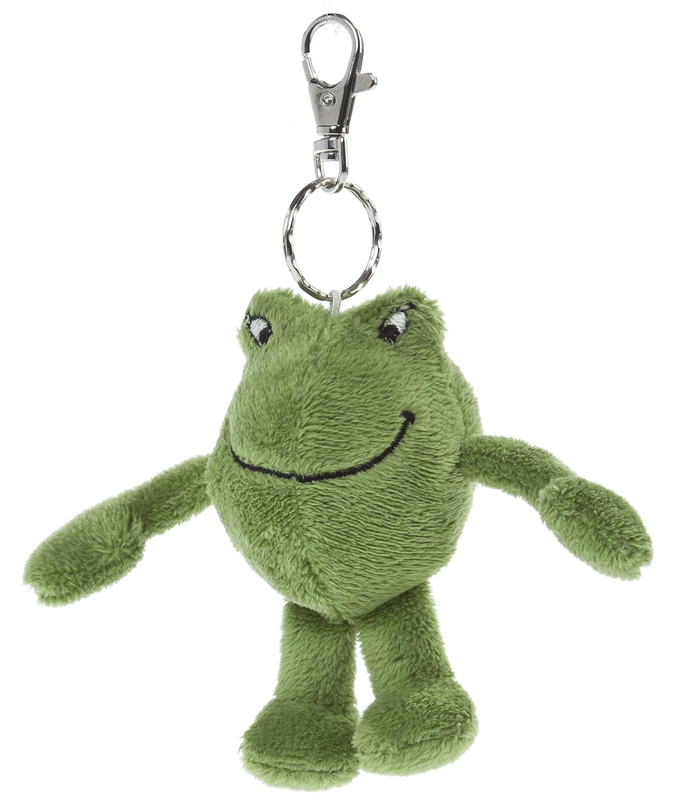 Heunec Forsch Janosch 10cm - Grüner Janosch-Schlüsselanhänger Figur, weicher Plüschanhänger für Schlüssel oder Tasche