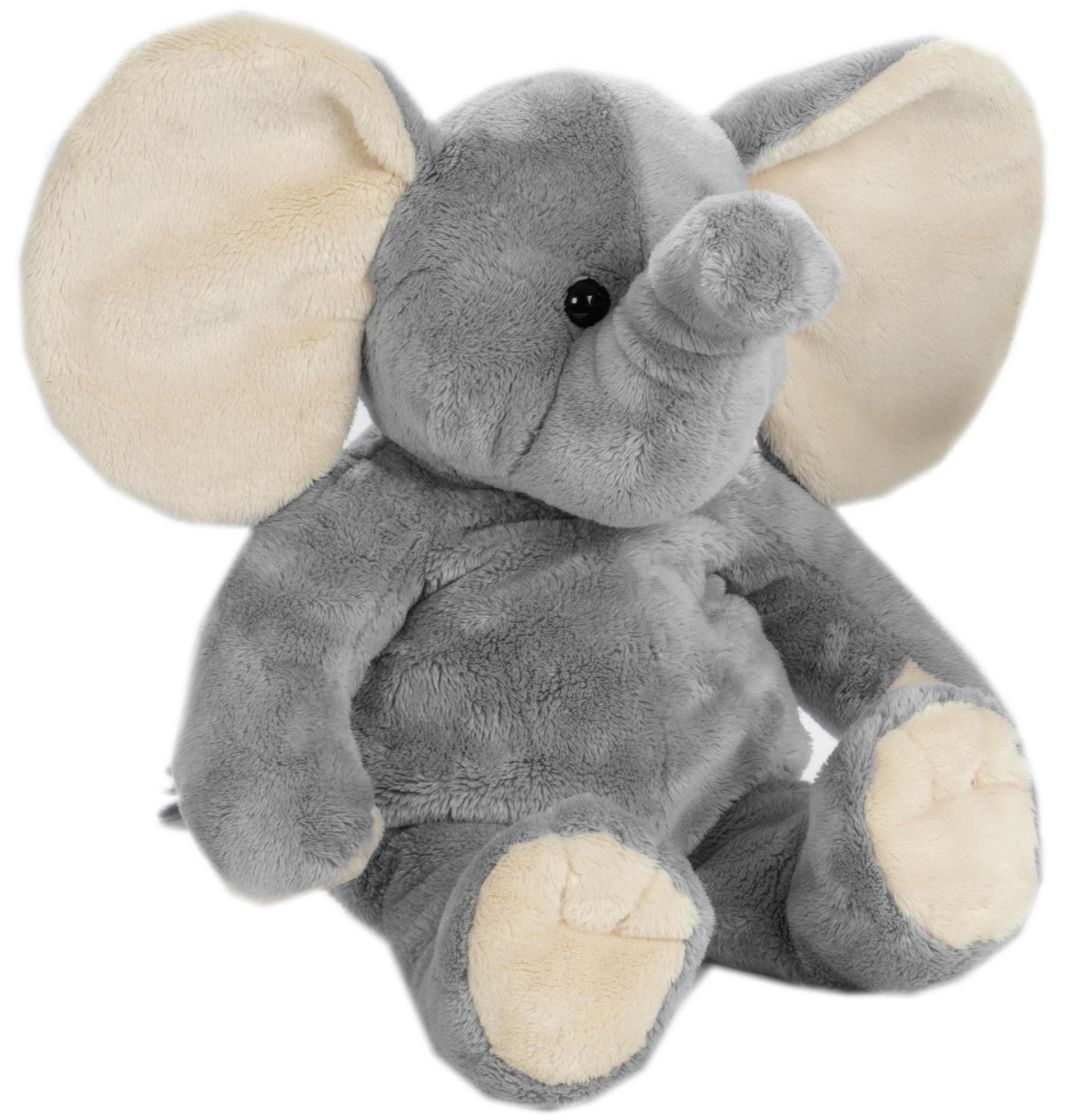 Heunec Der graue Besito Elefant mit hellen Ohren und Fußsohlen ist 35cm groß