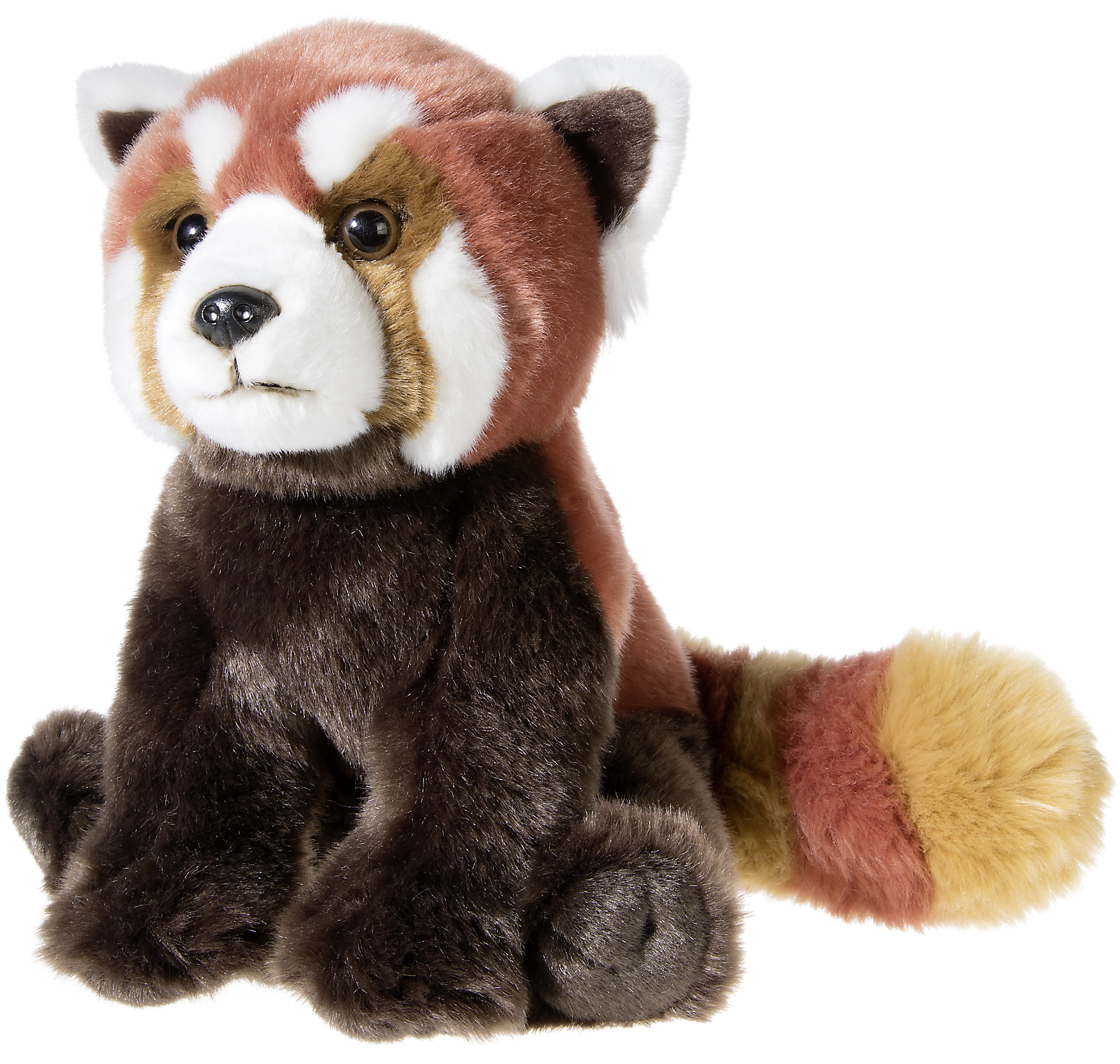 Heunec Roter Panda 30cm - Plüsch Panda aus rotem Plüschfell aus der bedrohte Tiere Serie