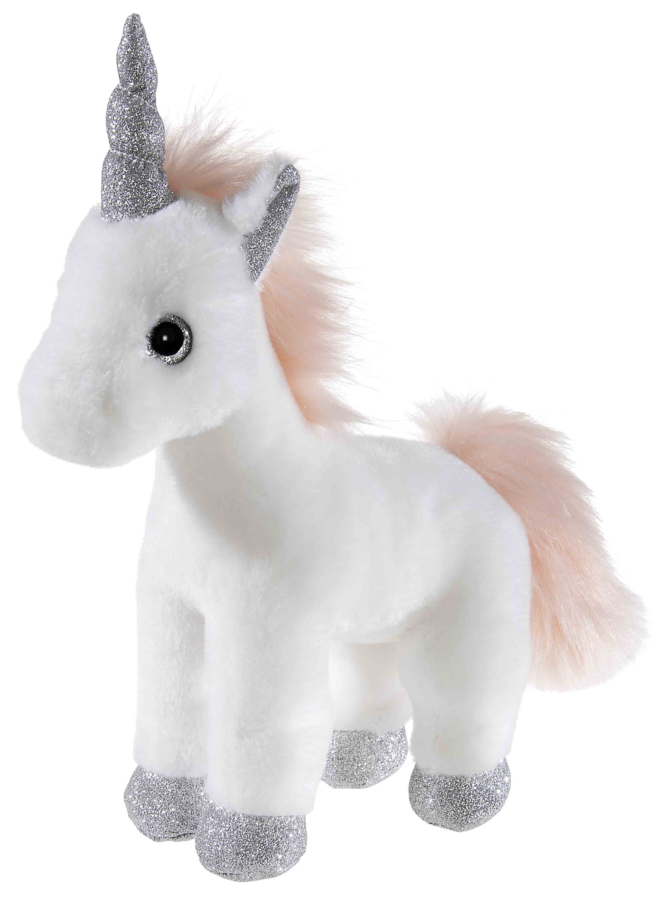 Einhorn stehend mit Glitzer 28cm