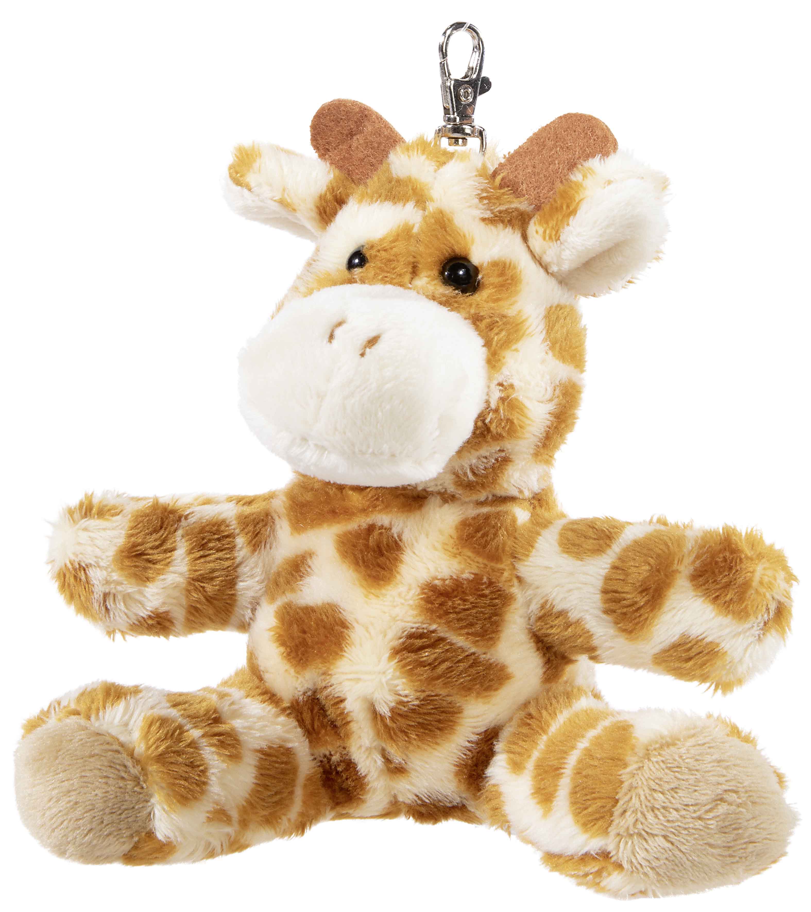 Heunec Besito Schlüsselanhänger Giraffe - 10 cm großes Plüsch-Giraffen Kuscheltier als Schlüsselanhänger, weiches Stofftier