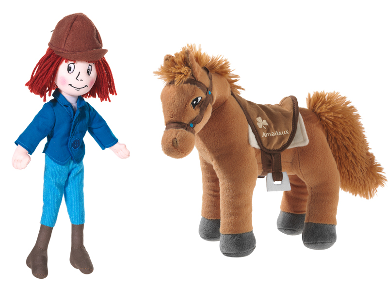 Puppe Tina & Pferd Amadeus 