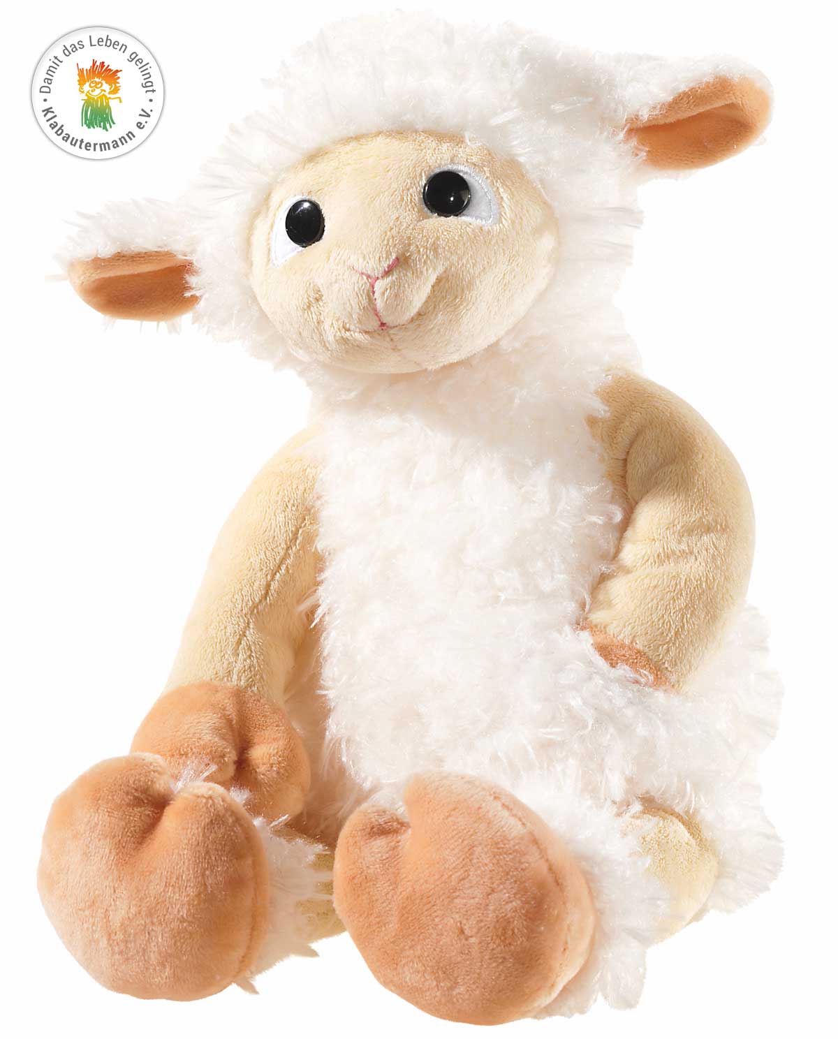 Heunec Wolly Sunshine in 35cm - das weiße Schaf mit hellen Beinen