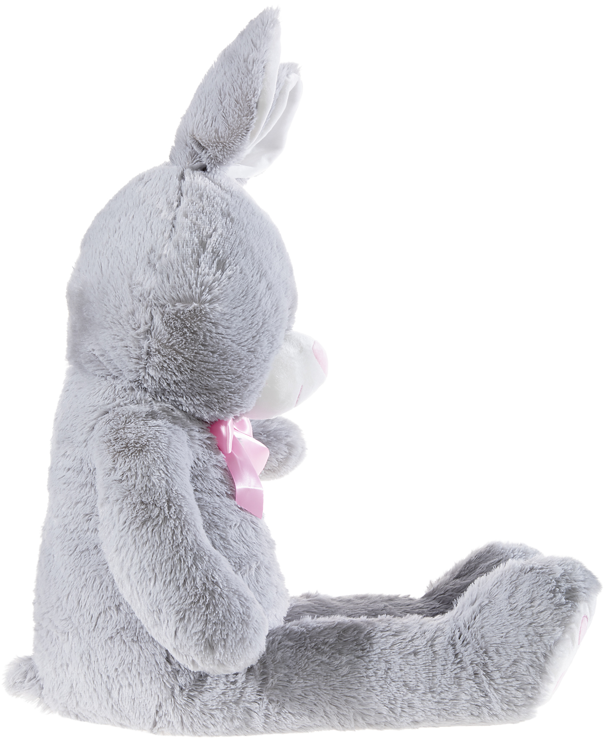 Hase grau mit Schleife 100cm 