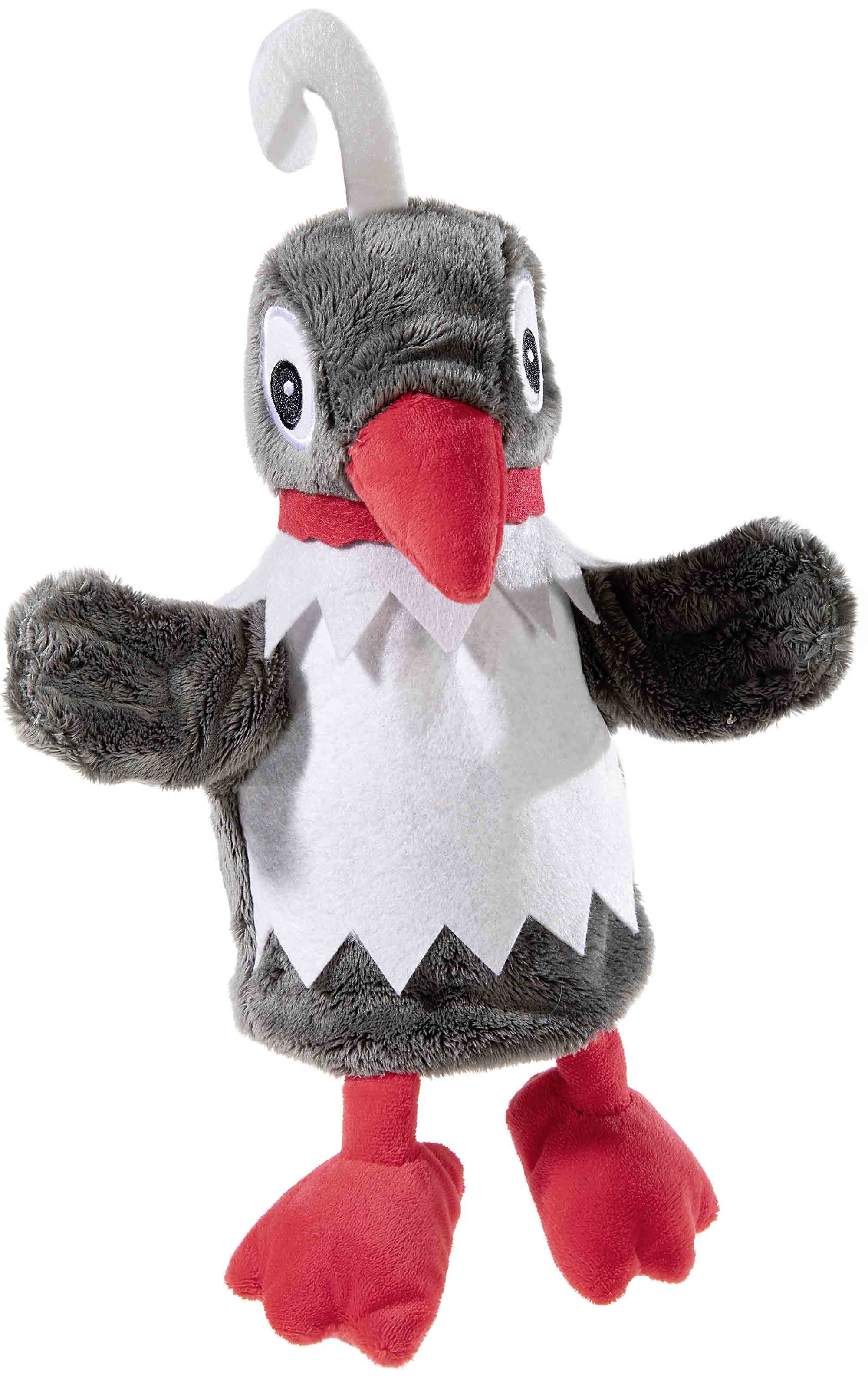 Vogel Frau Elster Handpuppe 