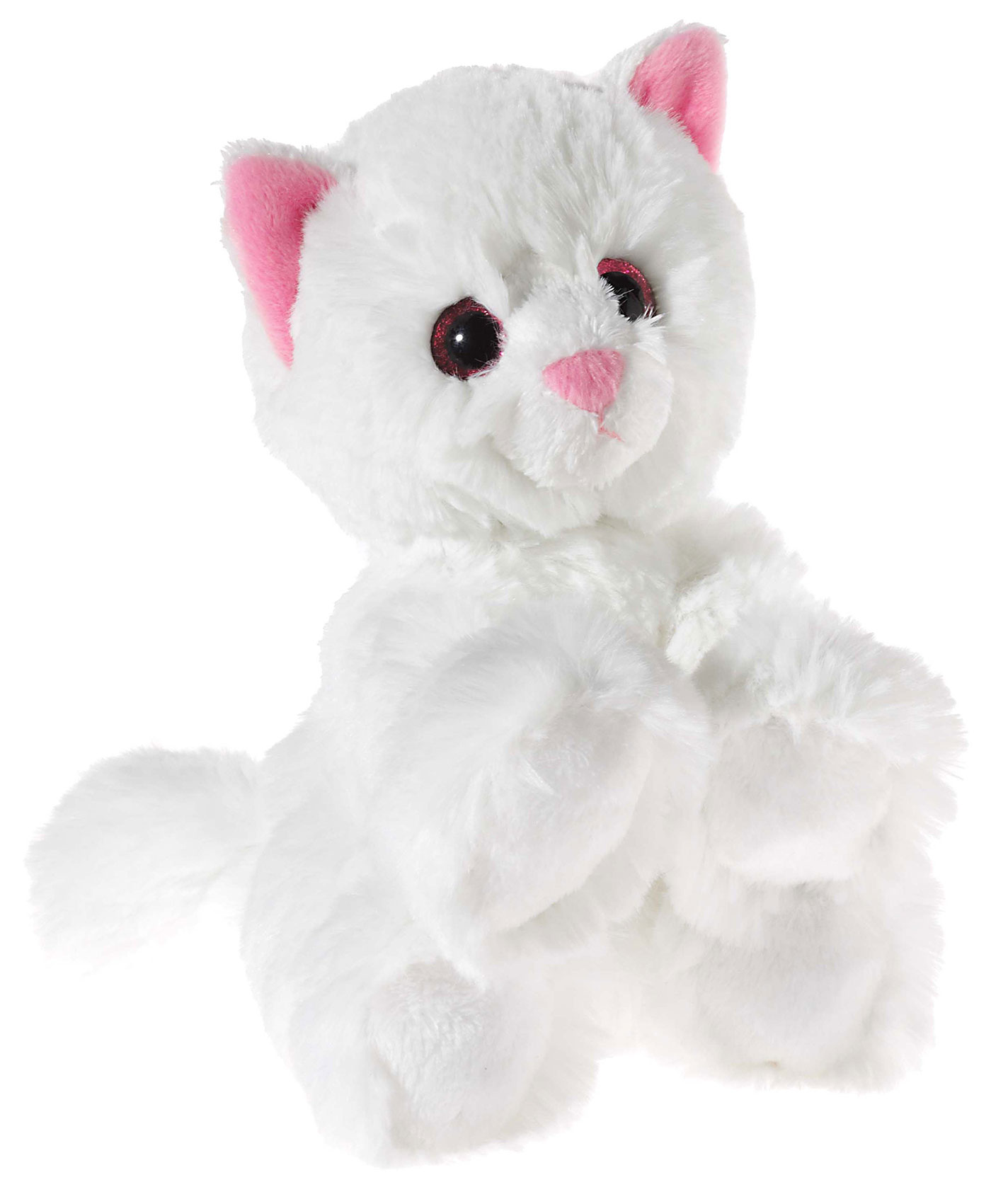 Glitter Kitty Katzenbaby weiß 20cm