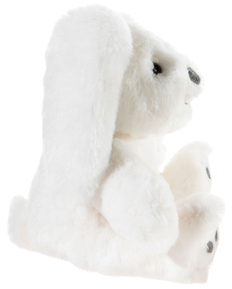 Heunec Hase MusiLEDi 20 cm creme  - Plüsch Hase in der Farbe creme mit Musik und Nachtlicht - Ansicht seitlich rechts sitzend